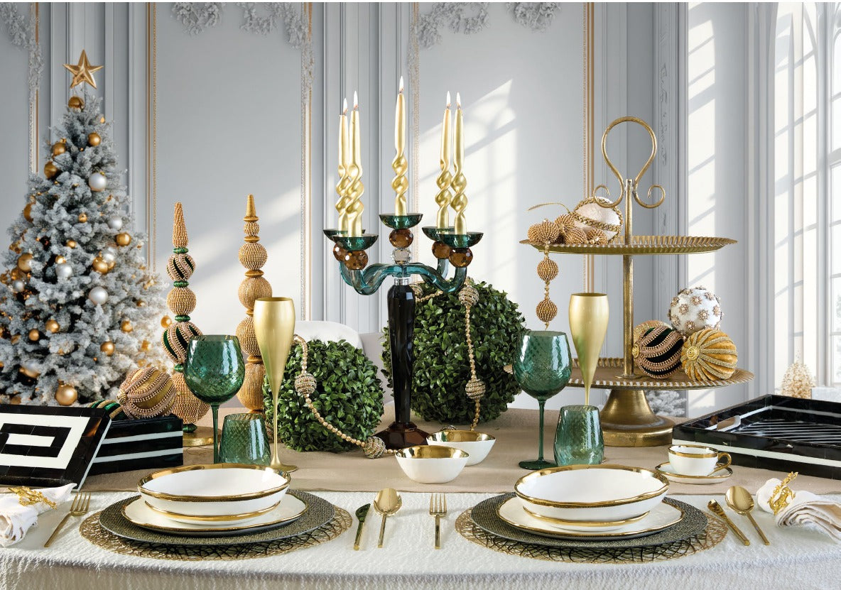 fade fade pepita tazza caffe con piattino 100 ml bianco oro ean 8016175588498