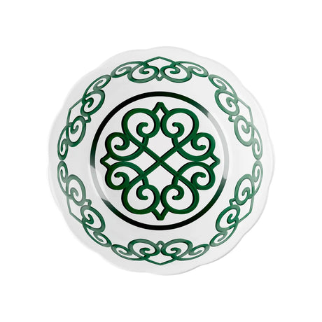 guzzini guzzini contenitore natalizio harmonia melamina d 30 cm table decor bianco verde ean 8008392412656
