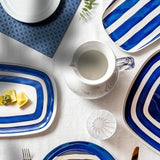 guzzini guzzini vassoio xl riviera melamina 50 x 34 cm bianco blu ean 8008392399841