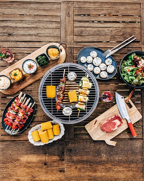 lotusgrill lotusgrill barbecue portatile 43 5 x 43 5 x 25 7 cm per esterno nero ean 4260023010882