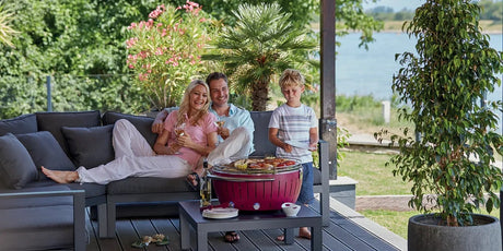 lotusgrill lotusgrill barbecue portatile 43 5 x 43 5 x 25 7 cm per esterno viola ean 4260023010912