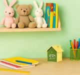 lowell lowell orologio casetta sveglia digitale a led 9 x 10 x 75 cm giallo ean 8008457711427