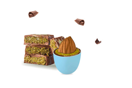 maxtris maxtris confetti ciocomandorla dubai celeste mandorla tostata e cioccolato al pistacchio 500 gr ean 8022470876871