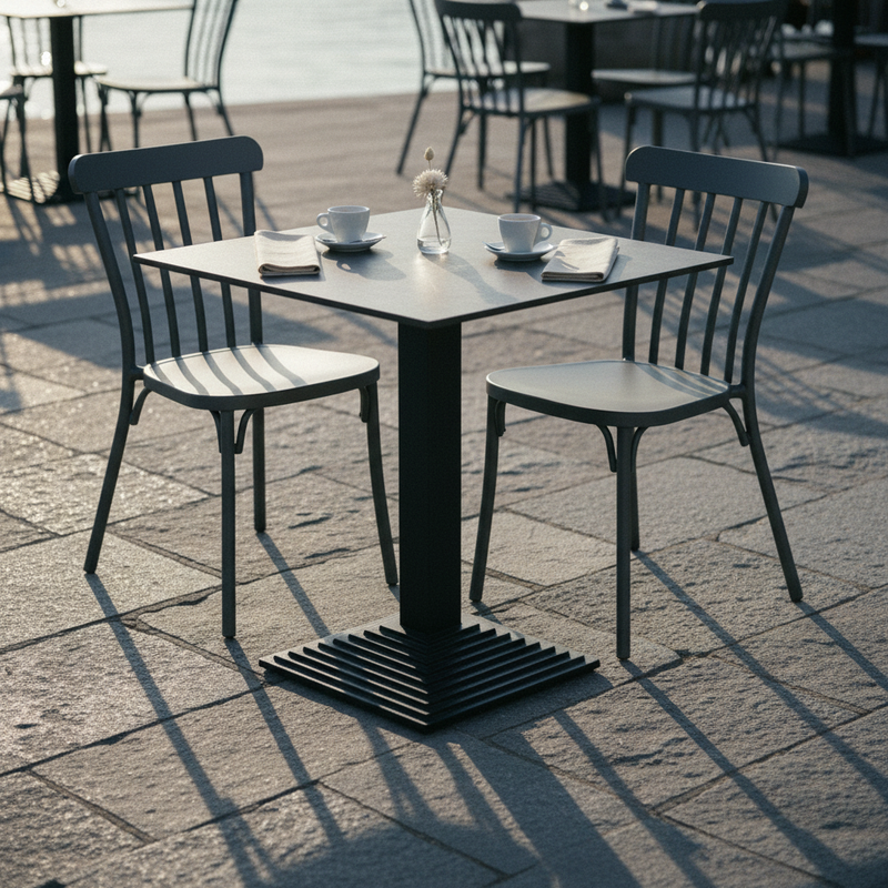 moia greenwood moia greenwood basamento tavolo in ghisa piramide 15 kg base robusta per tavoli design professionale