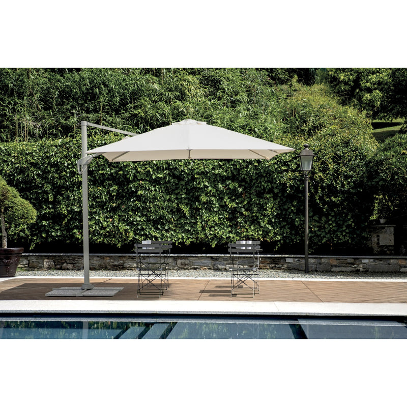 moia greenwood moia greenwood ombrellone colorado 3 x 4 m in alluminio seta ombrellone outdoor con telo in poliestere ecru design moderno ean 8013054837760