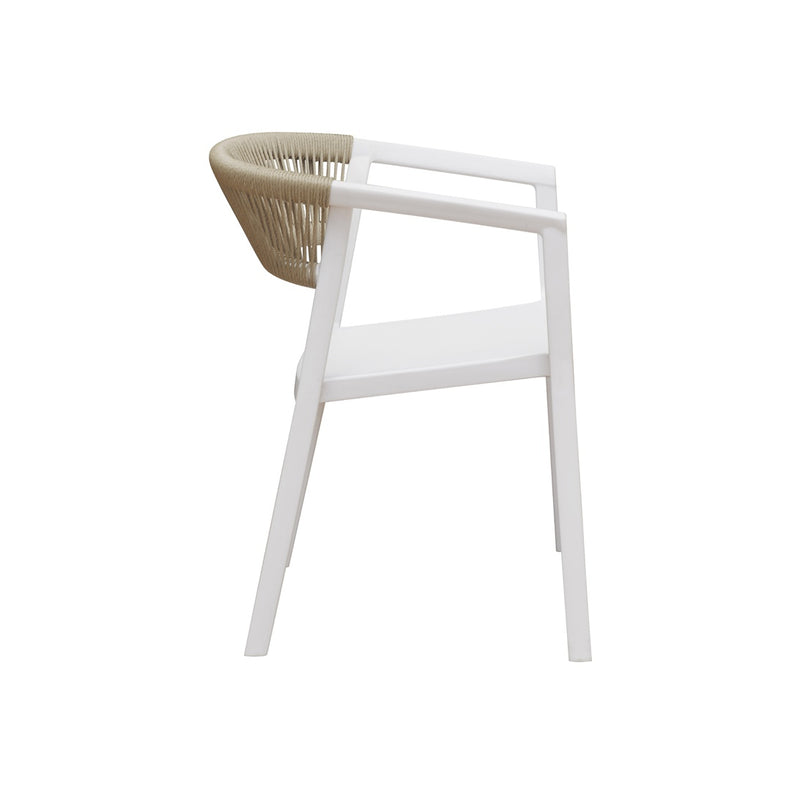 moia greenwood moia greenwood sedia lione in polipropilene bianco con corda paglia sedia outdoor impilabile resistente uv ean 8013054838521