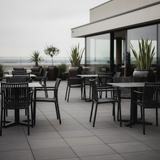moia greenwood moia greenwood sedia poltrona siena in polipropilene antracite a listelli sedia outdoor impilabile resistente uv ean 8013054838392