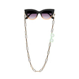 okkia okkia collana bijoux con anelli in metallo per occhiali e mascherina colore gold ean 8056211376139