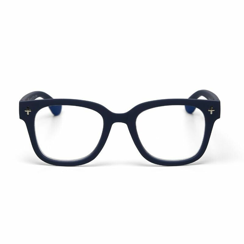 okkia okkia occhiale da lettura mod giovanni premontato soft touch spring anti luce blu magframe midnight diottrie 2 50 ean 8056211370748