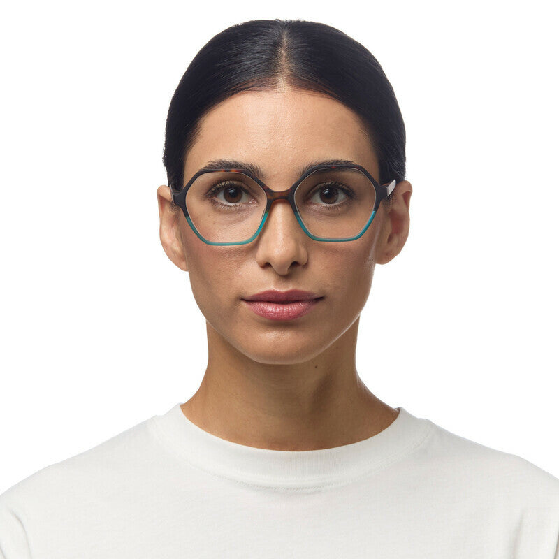 okkia okkia occhiale da lettura mod valencia premontato soft touch spring anti luce blu havana blue diottrie 1 50 ean 8056211374616