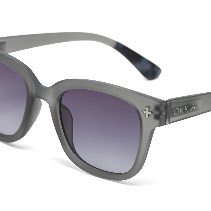 okkia okkia occhiale da sole premontato mod giovanni translucid grey with blue havana finals ean 8056211371400
