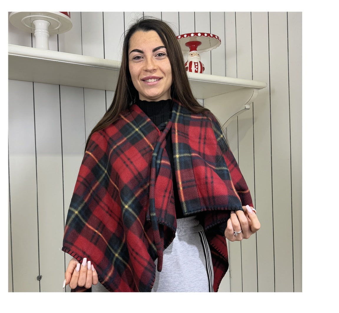 preziosa home preziosa home mantella natale coprispalle ass in coral 120 x 120 cm multicolor 1 pz ean 8050264188367