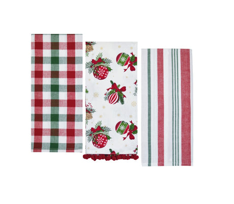 preziosa home preziosa home set 3 pz strofinacci natale in panama ass 45 x 65 cm cotone multicolor 1 pz ean 8050264077388