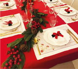 preziosa home preziosa home tovaglia velluto natale 140 x 240 cm tinta unita rosso ean 8050264110337