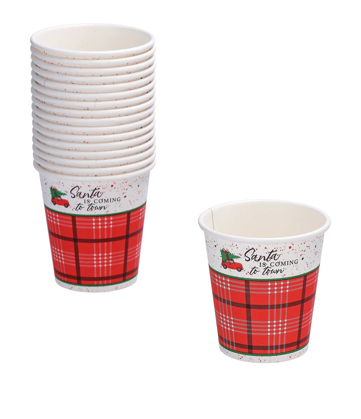 regalo italiano regalo italiano bicchieri carta natale 21 cl ass cf 40 pz rosso bianco 1 pz ean 8057586122666