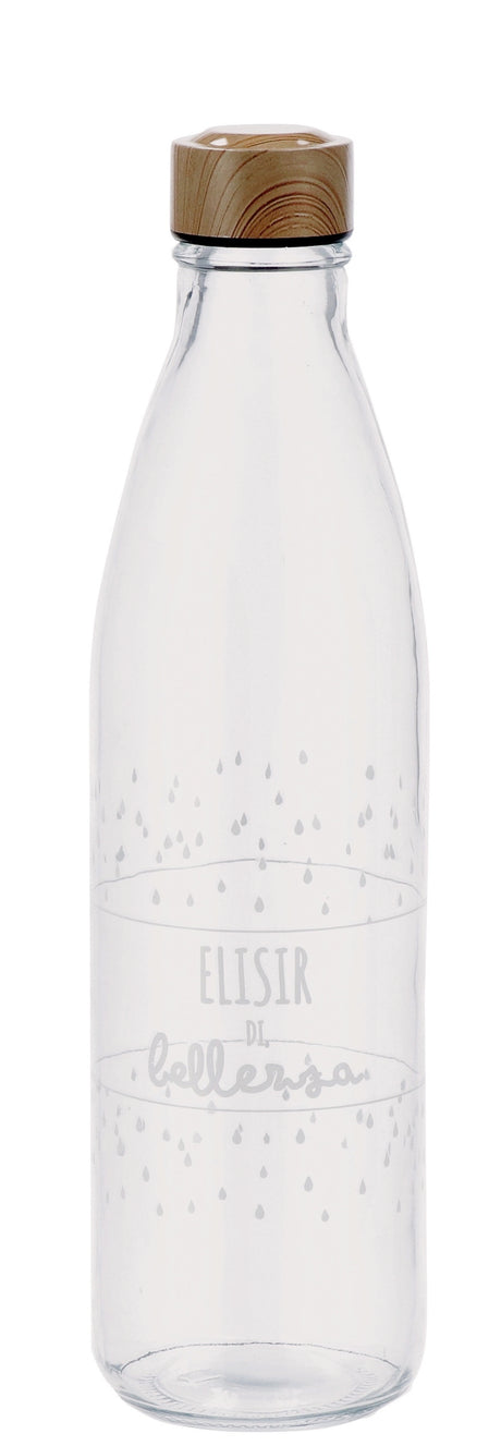 regalo italiano regalo italiano bottiglia vetro tappo in metallo ass decori 1 lt d 8 cm h 31 cm 1 pz ean 8021785707900