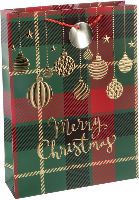 regalo italiano regalo italiano busta regalo di natale carta ass 33 x 10 cm h 46 cm multicolor 1 pz ean 8057586137769