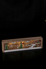 regalo italiano regalo italiano calendario avvento natale merry christmas ass 8 led 40 x 5 x 11 cm bianco 1 pz ean 8057586164925