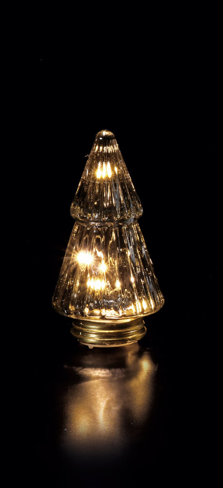 regalo italiano regalo italiano lampada albero di natale 5 led ass d 6 cm h 11 cm oro 1 pz ean 8057586127425