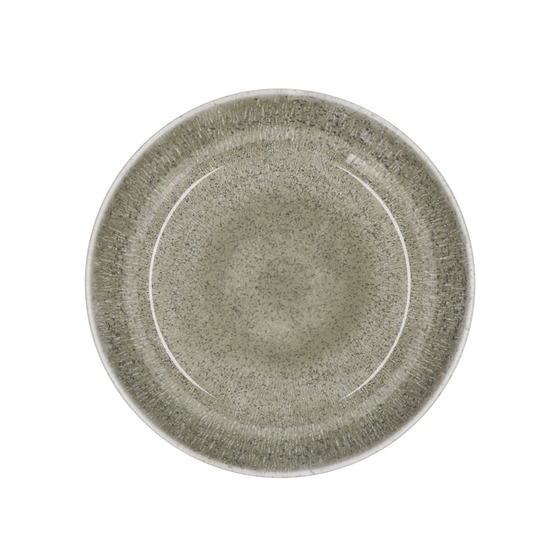 regalo italiano regalo italiano piatto fondo in melamina d 22 cm h 5 cm grigio ean 8057586047389