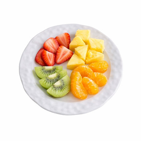 regalo italiano regalo italiano piatto frutta in melamina d 22 cm h 2 cm bianco ean 8057586002593