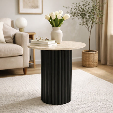 regalo italiano regalo italiano tavolino ferro e ceramica crema d 36 cm h 40 cm tavolino design moderno arredo casa ean 8057586189515