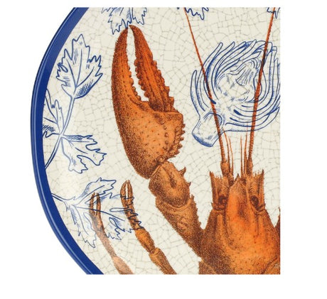 rose tulipani rose tulipani set 2 piatti piani ocean line melamina d 27 cm ean 8018594611146