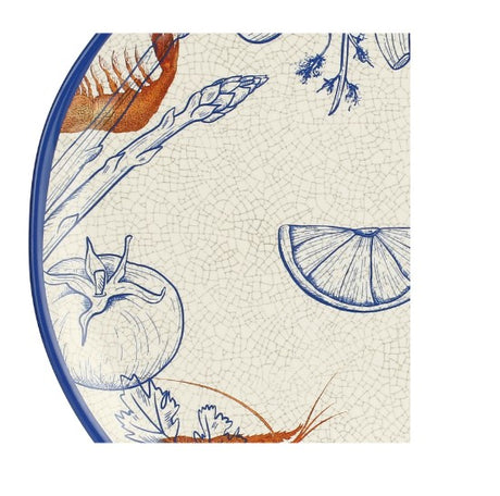 rose tulipani rose tulipani vassoio rotondo ocean life melamina d 42 cm ean 8018594611184