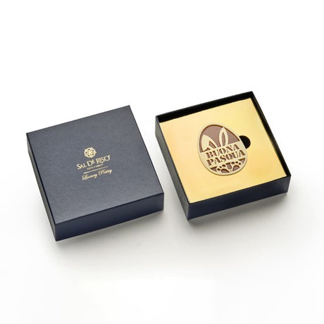 sal de riso sal de riso ovetto di pasqua al cioccolato latte e gianduja 75 gr ean 8057622371584