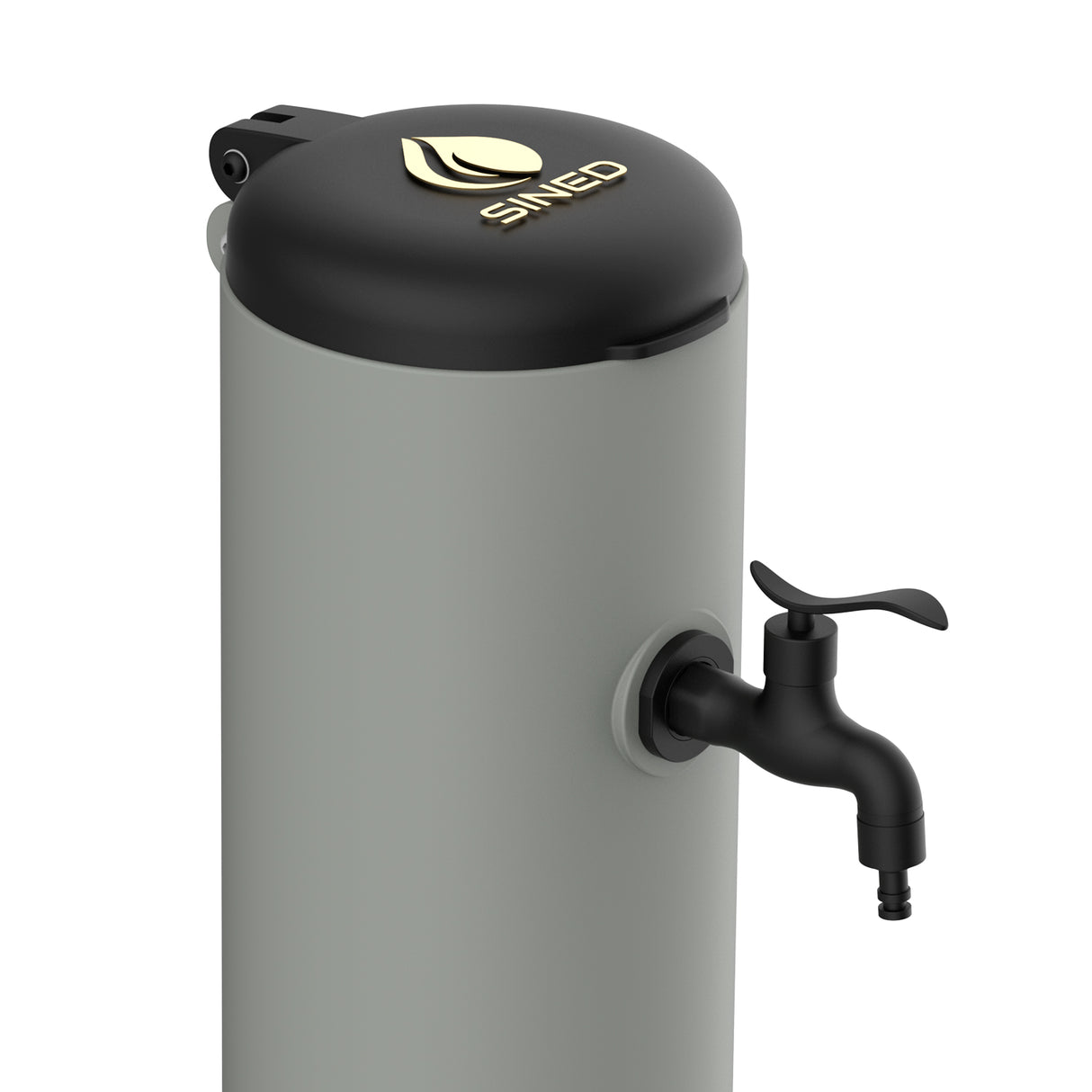 immagine-2-sined-tritone-pro-fontana-in-polietilene-con-doppio-attacco-e-cestello-facile-montaggio-tortora-ean-8025431018105