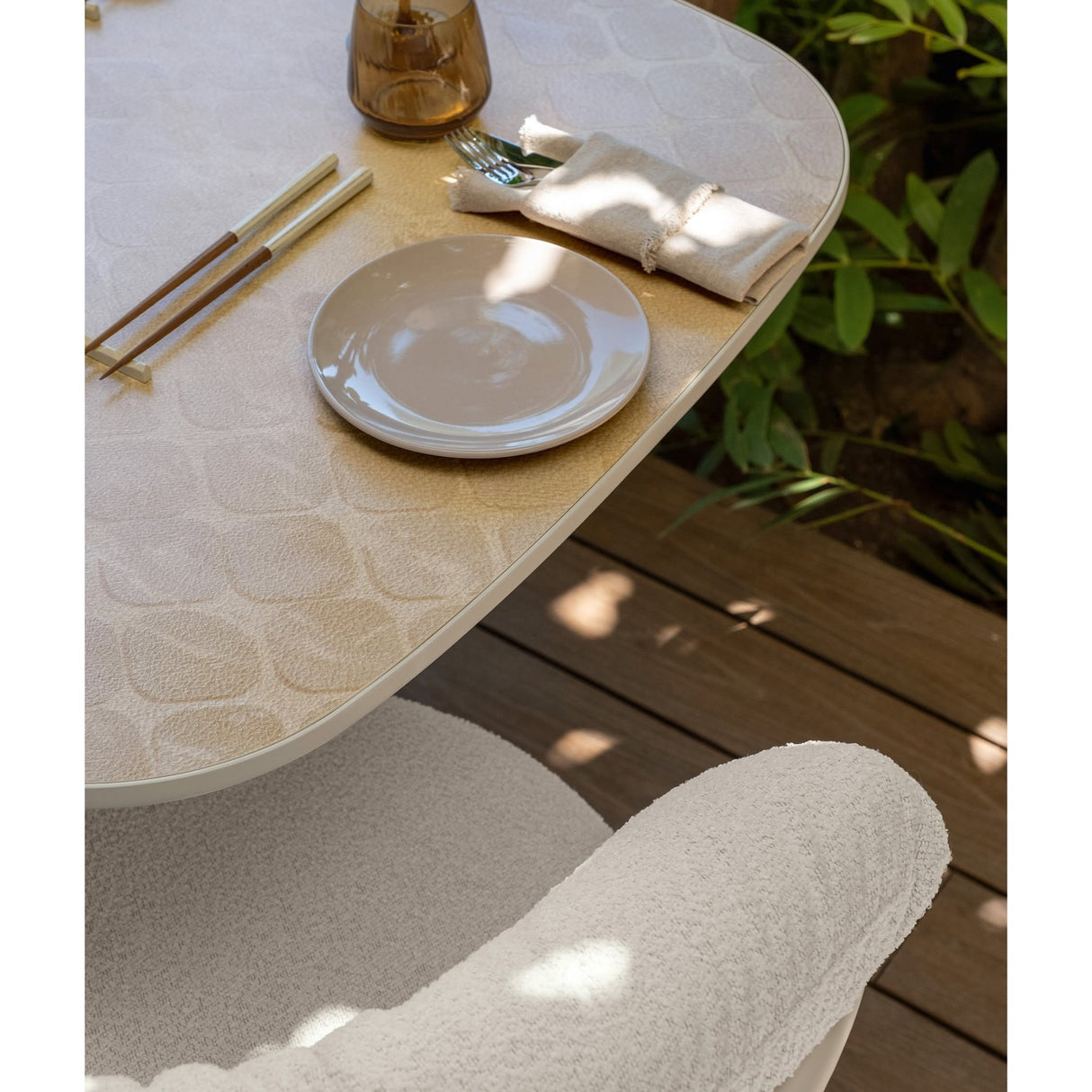 talenti talenti tavolo rettangolare james 260 x 105 cm bianco beige