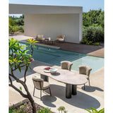 talenti talenti tavolo rettangolare james 260 x 105 cm mokka beige