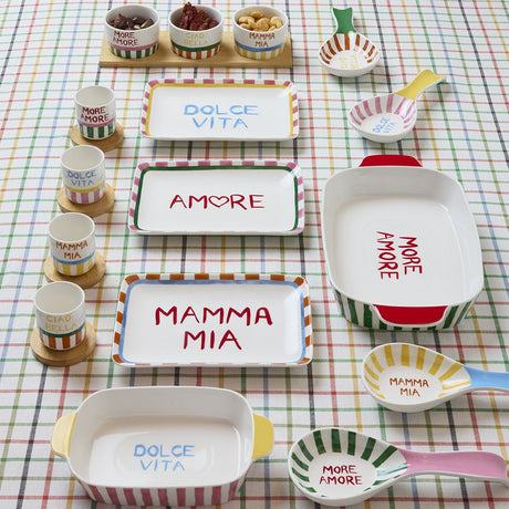 tognana tognana piatto rettangolare dolce vita 23 x 16 cm viva litalia new bone china multicolor ean 8056444556155