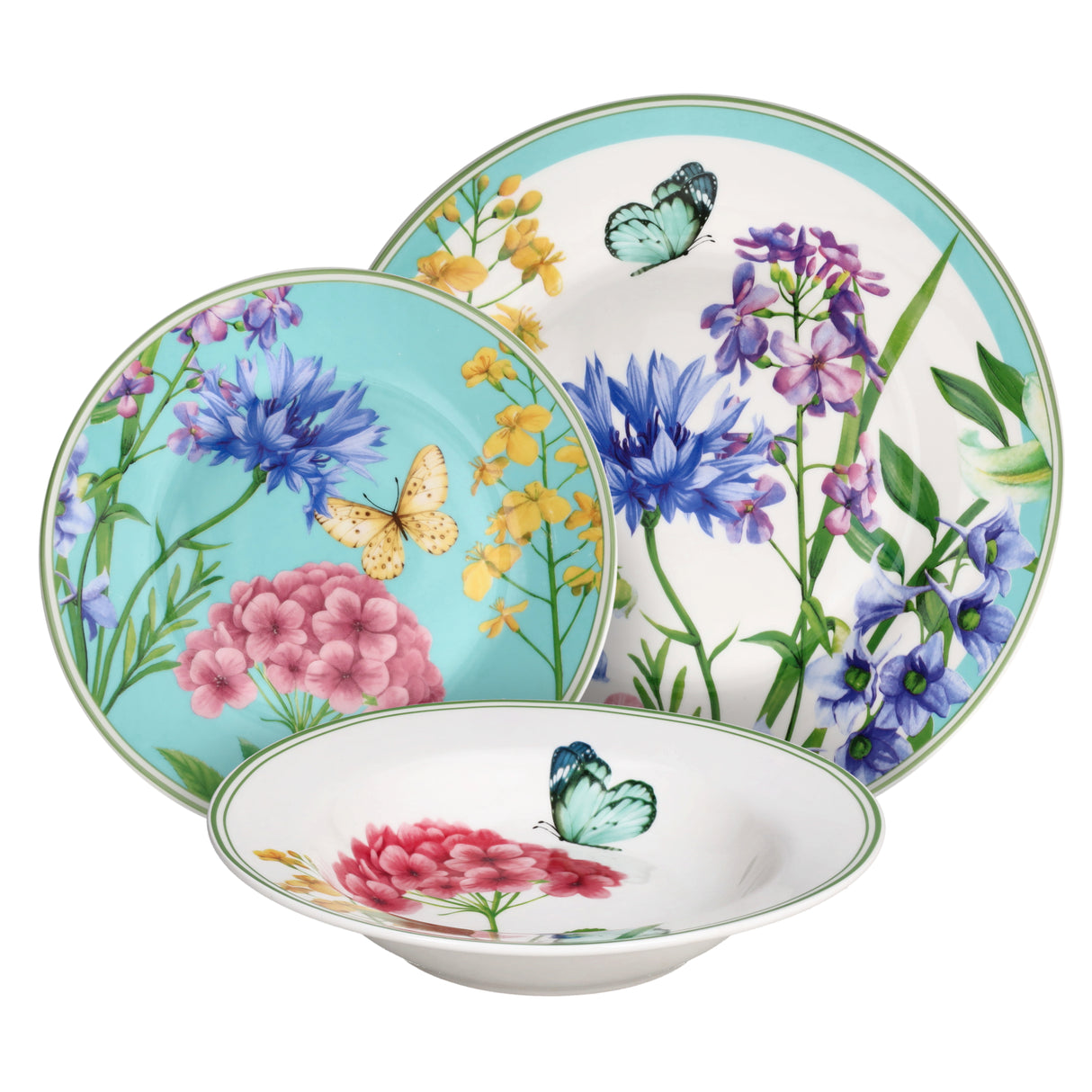 tognana tognana servizio tavola atollo jade 18 pz ceramica multicolor ean 8056444549096