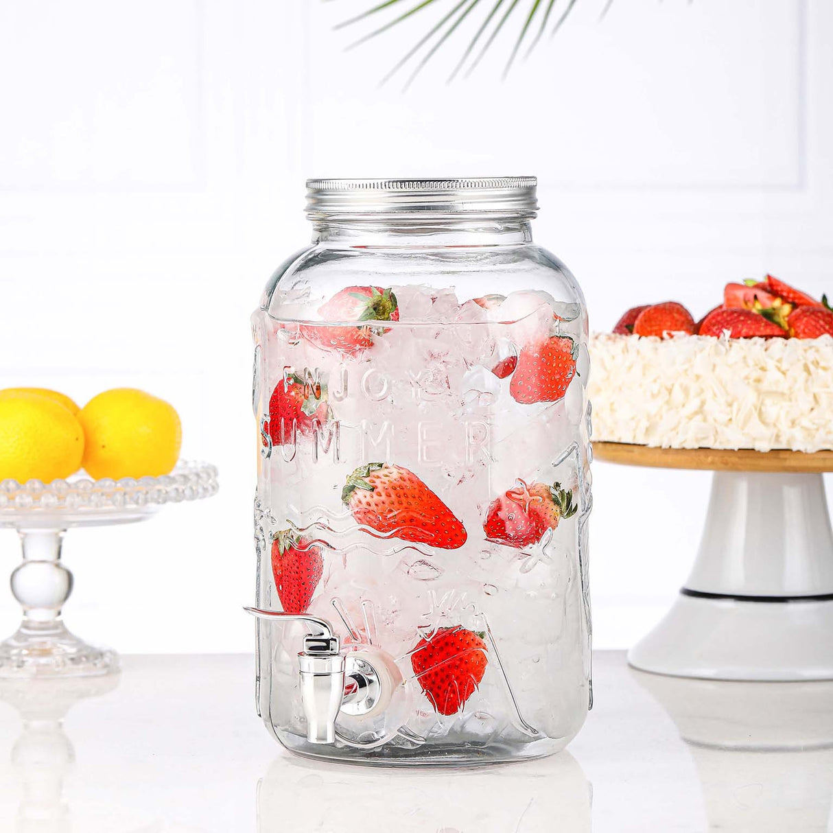 versa versa barile cristallo con rubinetto 4 lt h 27 cm trasparente ean 8420327579249