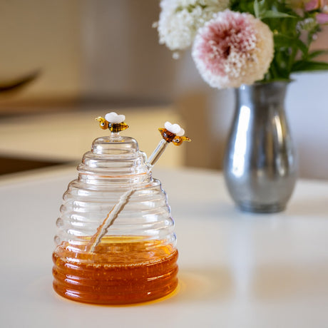 wd lifestyle wd lifestyle barattolo per miele vetro con decori ape 500 ml ean 8053300579112