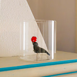 wd lifestyle wd lifestyle bicchiere vetro borosilicato cc 250 ml decoro foca ean 8055035684031