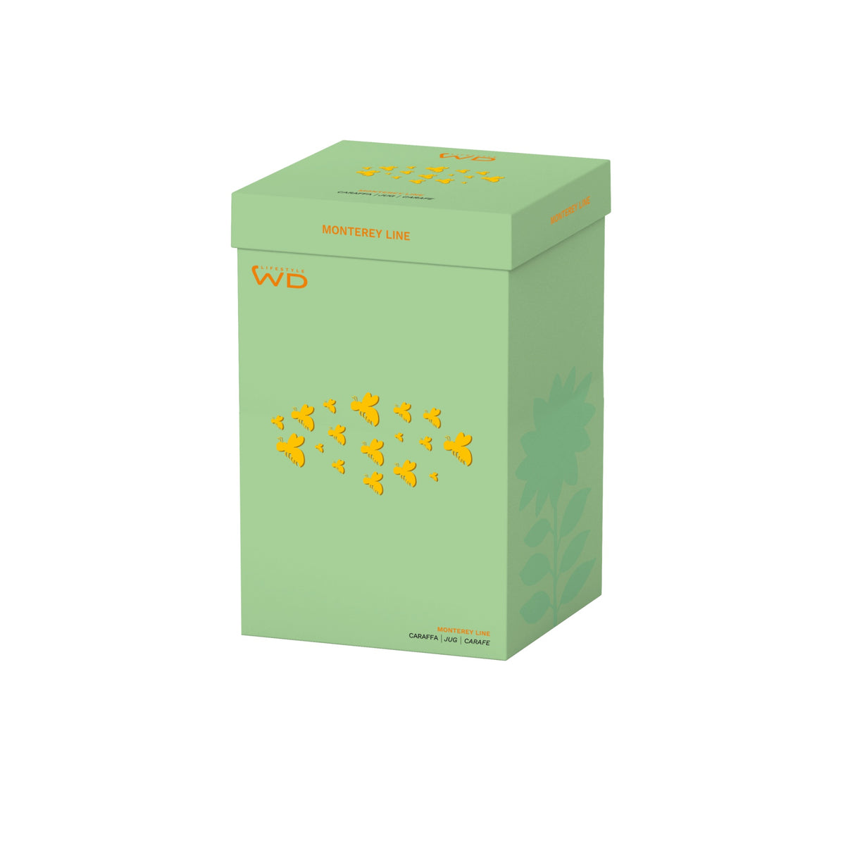 wd lifestyle wd lifestyle caraffa in vetro 13 lt decoro girasole e api ean 8055035685151