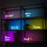 wd lifestyle wd lifestyle insegna neon con cornice in plexiglass 18 x 18 cm decoro gin tonic ean 8055035681665