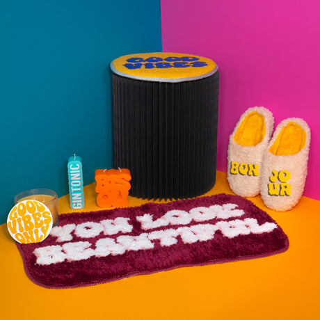 wd lifestyle wd lifestyle pantofole decoro bon jour taglia ml beige giallo ean 8055035682488