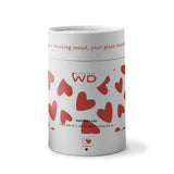 wd lifestyle wd lifestyle tazza vetro borosilicato cc 420 ml decoro cuori ean 8055035681849