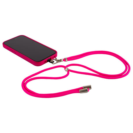 wd lifestyle wd lifestyle ventaglio in legno e tessuto decoro righe oblique con porta cellulare fucsia ean 8055035680484