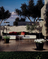 zafferano zafferano lampada poldina reverso l piantana d 435 cm h 156 cm con telecomando nero ean 8054040724817