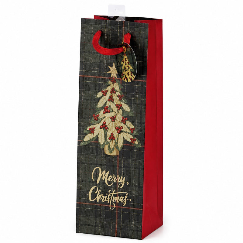 ad trend ad trend borsa portabottiglia in carta stampata ass decoro natalizio 1 pz ean 8057586215573