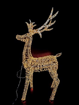 ad trend ad trend renna di natale con 1 440 led internoesterno h 160 cm 80x25 cm luce calda ean 8057586271234