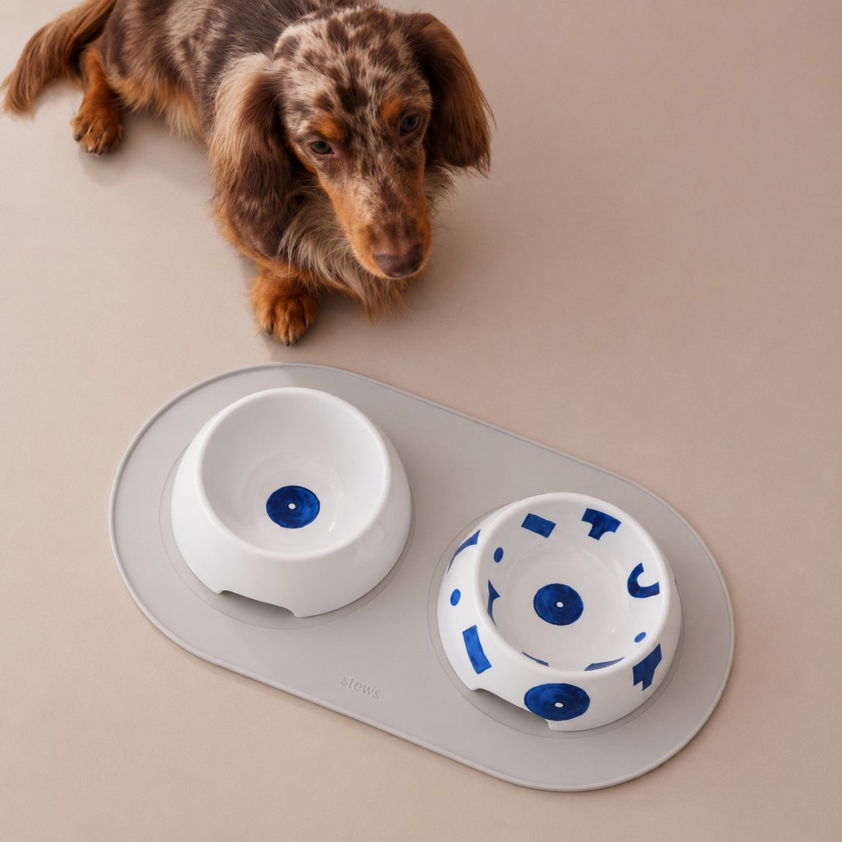 alessi alessi tappetino sottociotola antiscivolo cani e gatti grigio small 49x27 cm ean 8003299503568