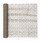 Rete polycotton per composizioni floreali, bomboniere e decorazioni. ARPIMEX H 48 cm × 5 mt, colore tortora ean 8018318199639