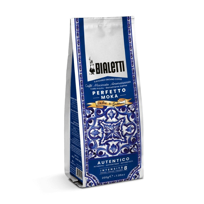 bialetti bialetti dolce e gabbana caffe macinato autentico con latta 200 gr blu mediterraneo ean 8006363074452