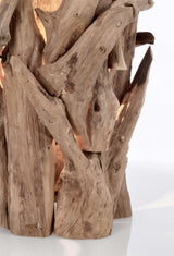 bizzotto bizzotto lampada da tavolo ace h 60 cm d 38 cm legno teak ean 8051836511378