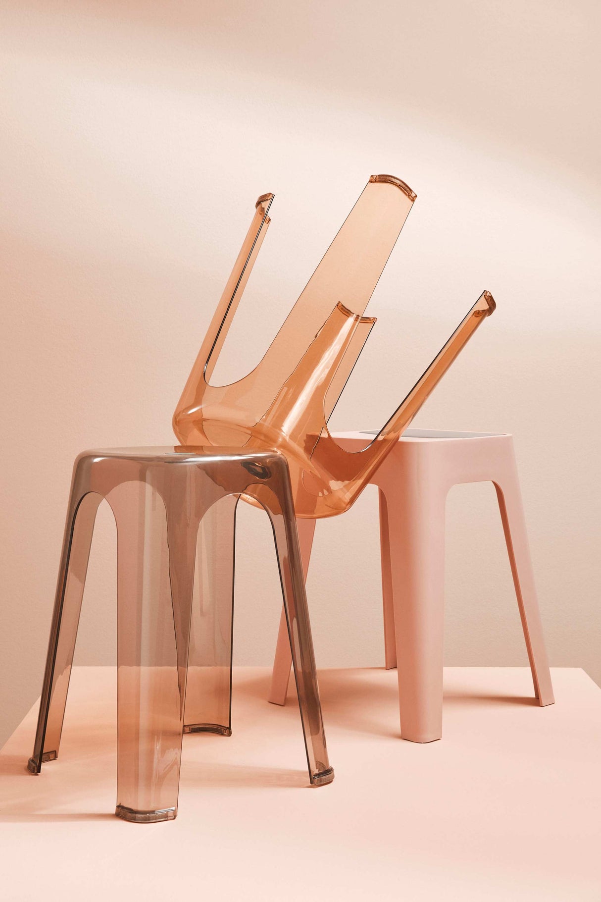 bizzotto bizzotto sgabello sonny h 465 cm grigio trasparente ean 8051836671751